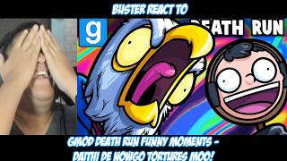 Buster Reacts to Gmod Death Run Funny Moments - Daithi De NowGo Tortures Moo!