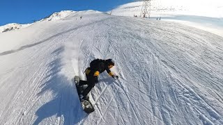 Perfect day for snowboarding in Baqueira Beret