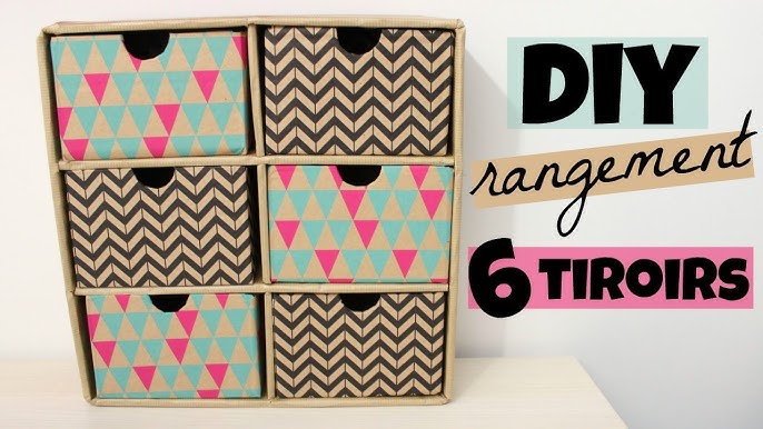 DIY rangement bureau pour vos feuilles 