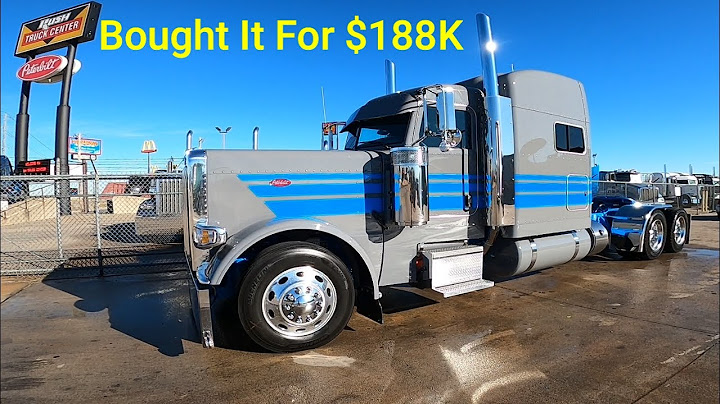 He Bought A Brand New Peterbilt for $188K!!