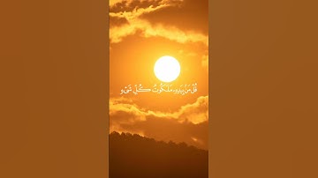 سورة المؤمنون (٨٤-٨٩)بصوت الشيخ ياسر الدوسري