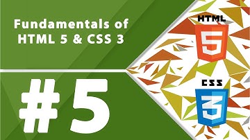 HTML5 and CSS3 Episode 5 by Millionlights.