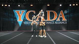 YCADA Cheer - Rules Interpretation - Level 1 - Single Leg Pyramid Cradle