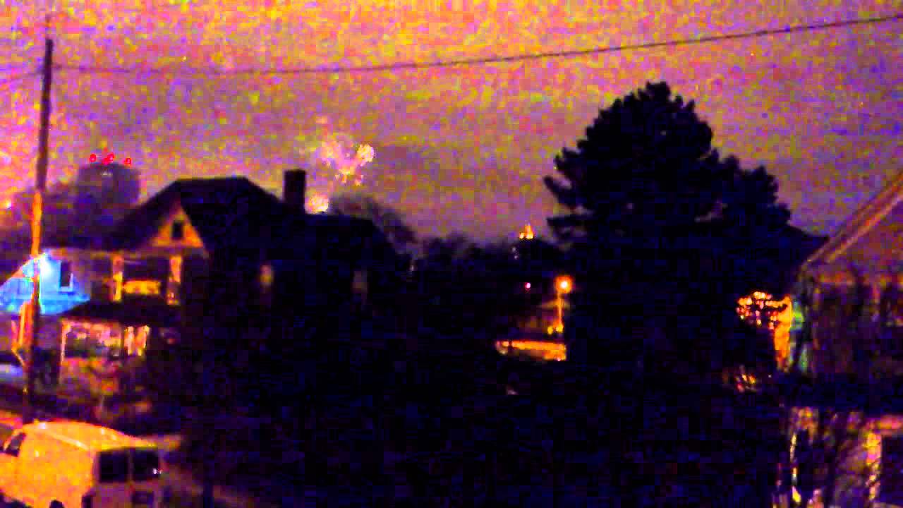 Akron new year fireworks 2012 YouTube