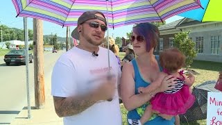 Kim Davis denies a couple's request for a marriage license