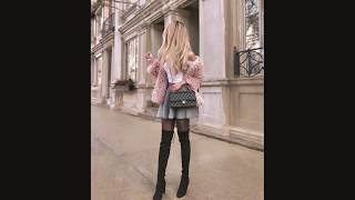 Mini Faldas Y Botas Altas