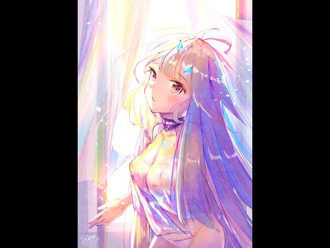 60s versionFGO 絵の過程：《白いエルフ》---妖精騎士ランスロット