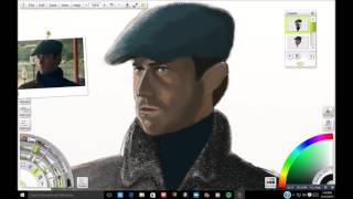 Armie Hammer as Illya Kuryakin digital painting. Army Hummer Drawing Easy