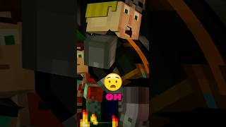 Jesse Takes Advantage Of Lucas Being On Fire  Minecraft Story Mode Evil Choices
