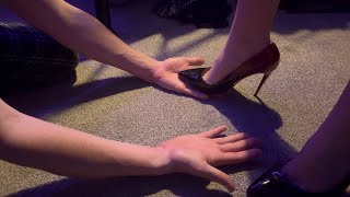 High Heel Stilettos Trample Hand