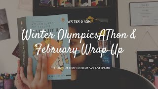 Winter OlympicsAThon & February Wrap Up
Update: As of midnight March 1st I did not finish Ex-Talk but I will be finishing it before going to bed.
Instagram: @WriterGAsh
TikTok: @WriterGAsh
Goodreads: https://www.goodreads.com/writergash
Twitter: @AshGhosh22 Winter OlympicsAThon & February Wrap Up