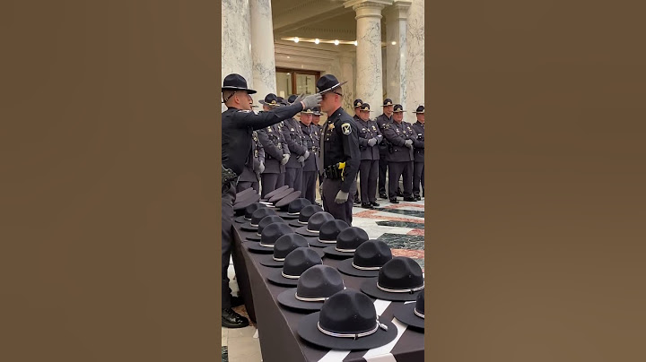 State Trooper graduation! #lawenforcement #statetrooper #police #thinblueline #academy #nevergiveup