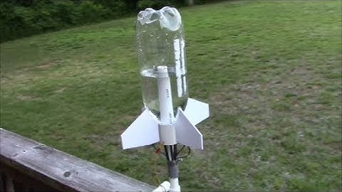 Fin Prototype #2.  Water Rocket Launch and Stabilization.