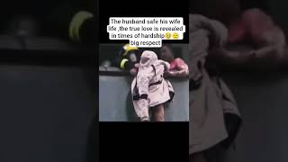 the husband held up his wife during fire,but he lost his life in the end🥲 #heroic #fypシ #fyp #shorts