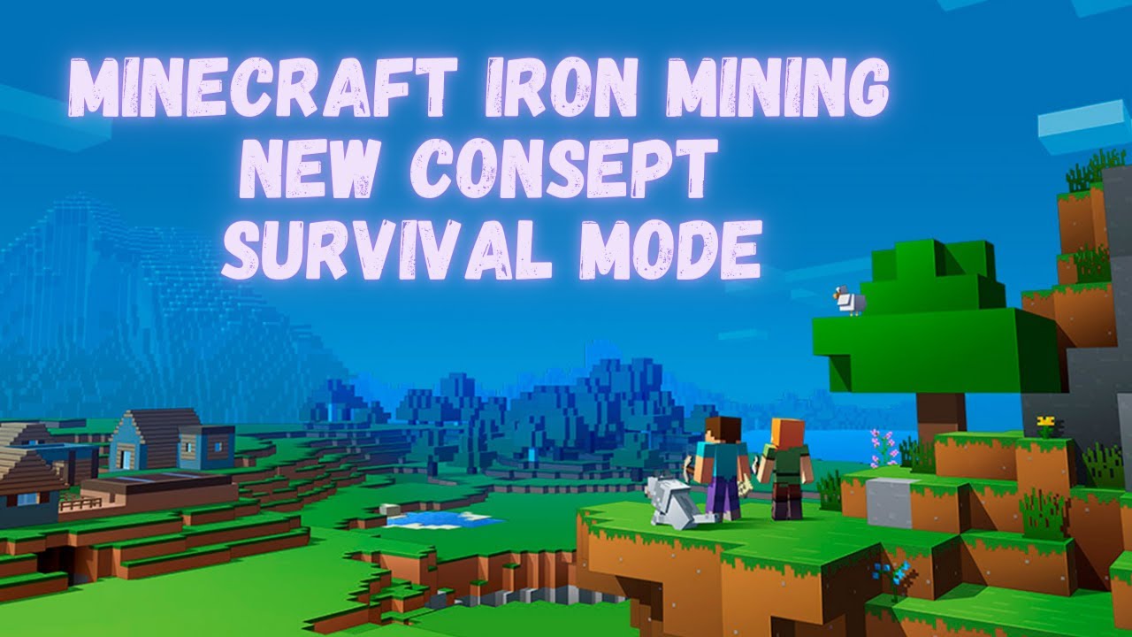 Minecraft iron mining new concept survival mode #1 - YouTube