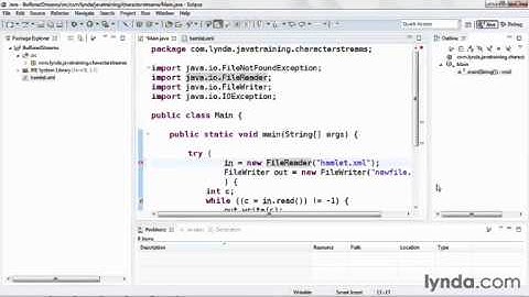 java tutorial Using Buffered Streams