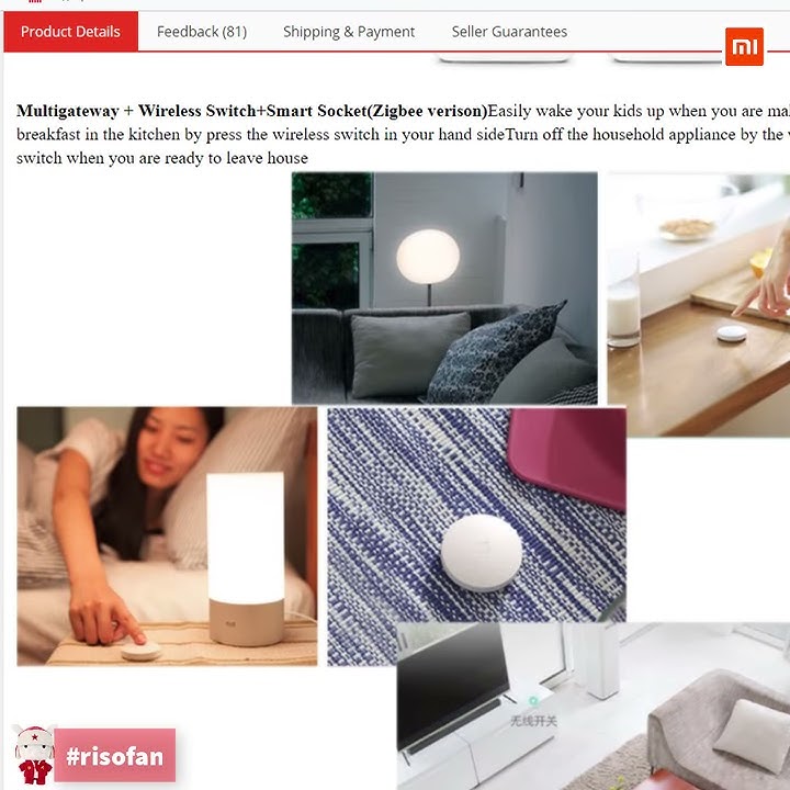 📶2018 Original Xiaomi Smart Home Kits✅You Can Buy in Online Store (RisoFan💻)