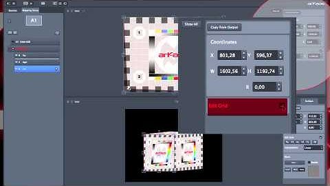 GrandVJ XT Cropping with the video mapper