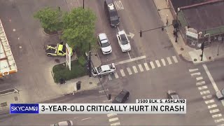 3-year-old boy critically injured in McKinley Park crash