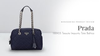 prada tessuto impuntu chain bag