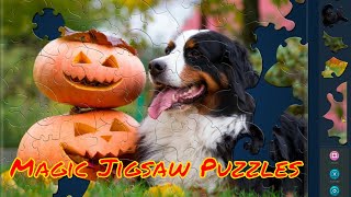 Solving Magic Jigsaw Puzzles 436 (70🧩) Trick or treat?🎃 screenshot 1