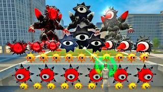 SPRUNKI SONG MR SUN AND MR TREE TEAM in Garry's mod Big Maze Big City and Liminal Hotel EP 16