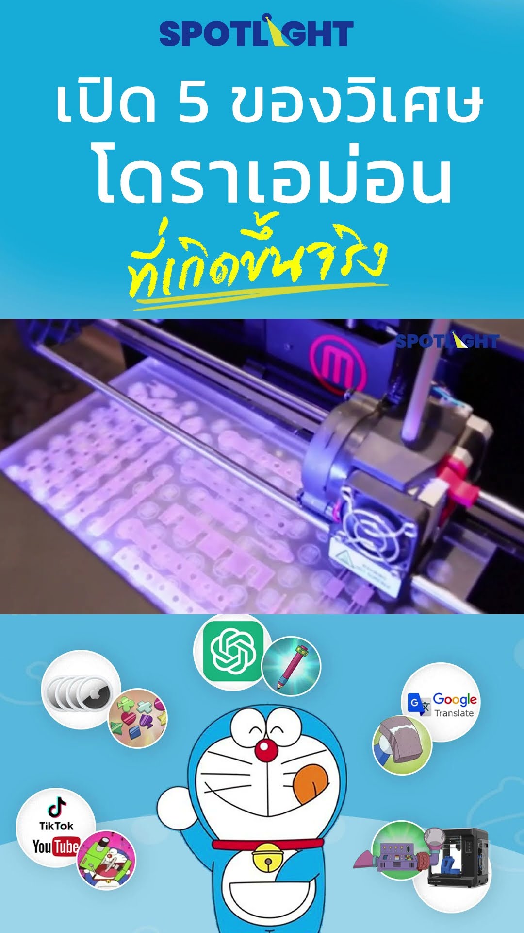 เปิด 5 ของวิเศษโดราเอม่อนที่เกิดขึ้นจริง 4/5 | SPOTLIGHT