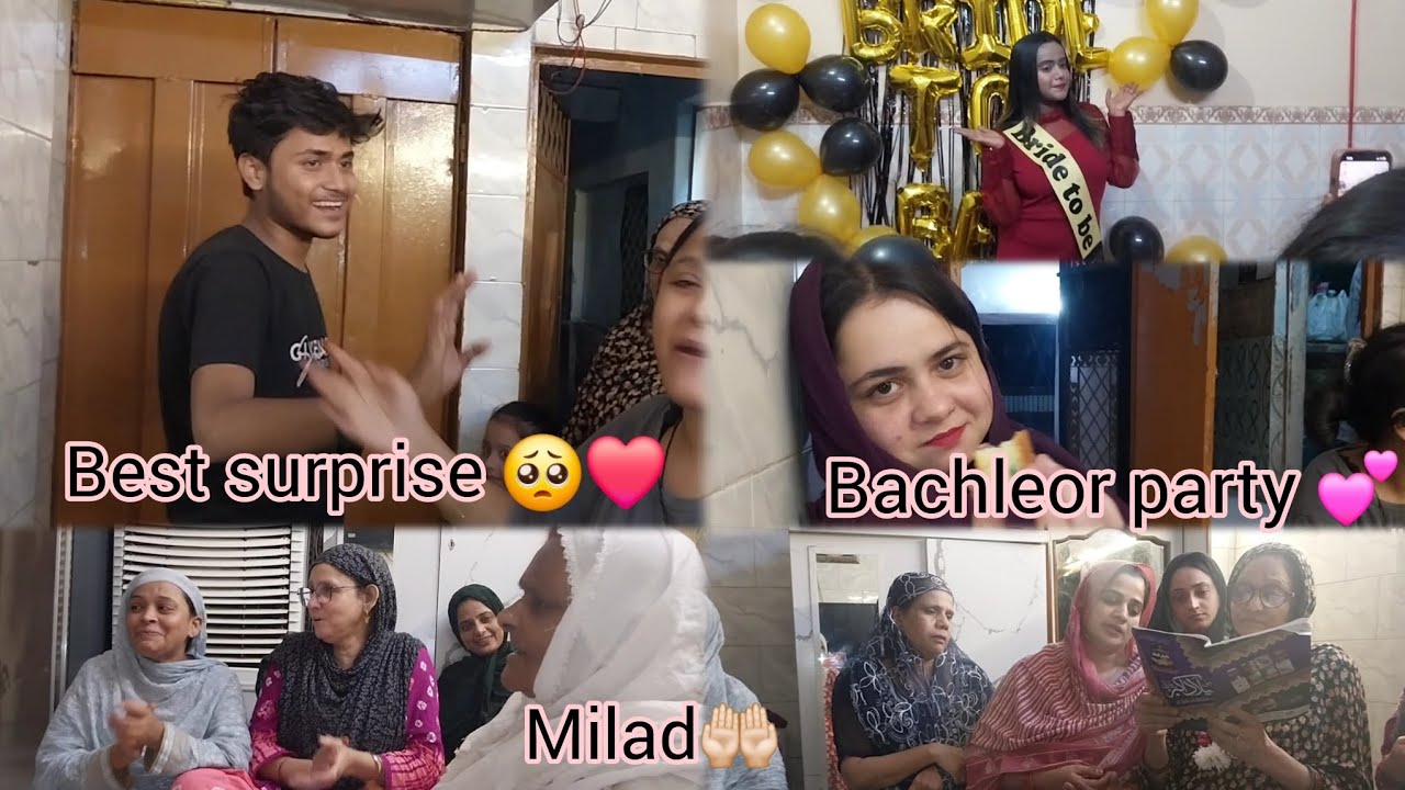 Best surprise 🥺💕, | bachelor party 🎀💕 | #dailyvlogs 