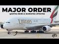 Major order qantas news  emirates updates