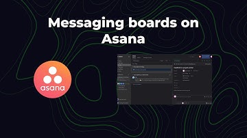 Messaging board on asana