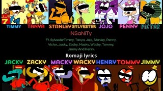 iNSaNiTY (English cover 2016) ft. Sylvester/Matthew and his 13 characters. romaji lyrics.