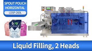 Automatic Liquid Spout Pouch Packing Machine Horizontal Premade Pouch Doypack Packaging Machine