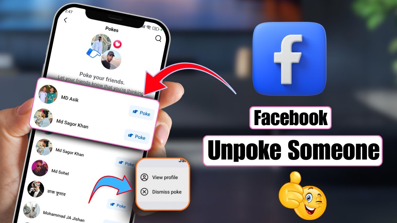 How To Unpoke On Facebook | Remove Poke on Facebook 2025 - YouTube