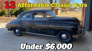 13 Affordable Classic Cars: Under $6,000 for sale by owner  - on Craigslist Marketplace