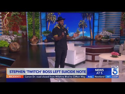 Stephen ‘tWitch’ Boss left suicide note alluding to past challenges