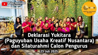 YUKITARA (Archipelago Creative Business Association) Declaration and Gathering of Prospective Boa...