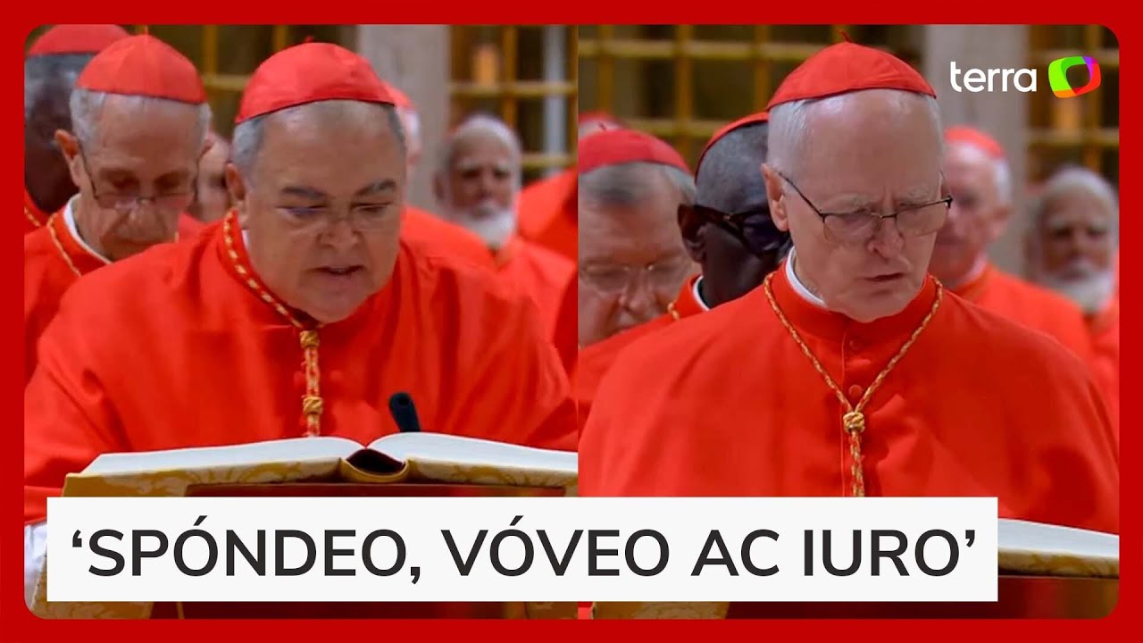 Veja o juramento dos cardeais brasileiros no conclave