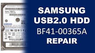 Samsung HN M750XBB HN M500XBB   HN M320XBB   BF41 00365A  USB hard drive  repair and data recovery