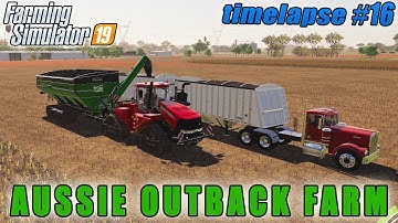 Farming simulator 19 | Aussie Outback Farm | Timelapse #16 | Farming in Australia