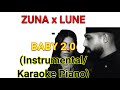 ZUNA x LUNE - BABY 2.0 (Instrumental/Karaoke Piano)