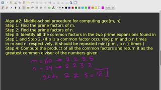 ch1 - intro - GCD and middle school procedure
