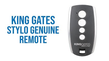 King Gates STYLO Genuine Remote Video Description