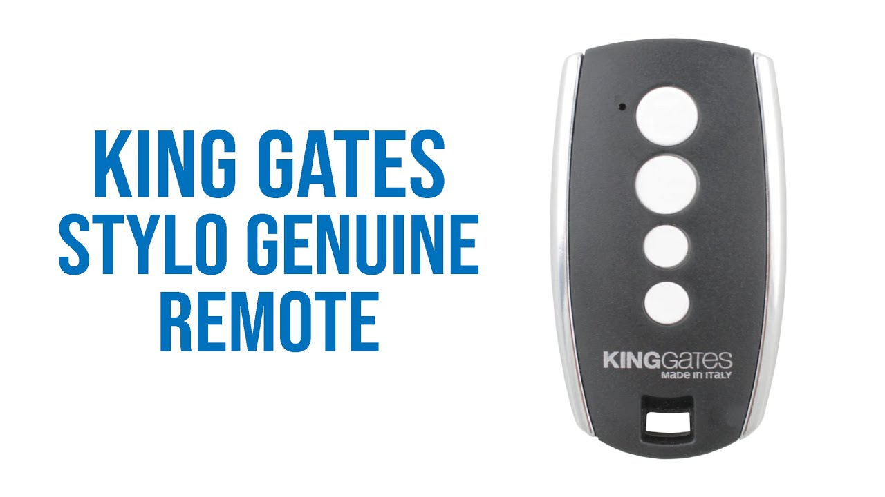 King Gates STYLO Genuine Remote Video Description YouTube