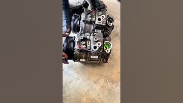 AC Compressor Oil Filling! #accompressor #compressoroil #accompressoroil #rxmechanic #fypシ゚