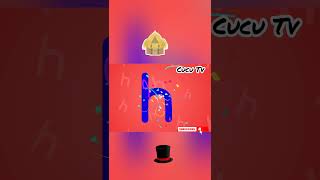 Small Alphabet H Lowercase Letter H H Is For Hat , Hut And Horse