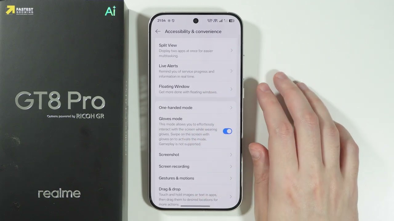 Realme GT 8 Pro: Как исправить проблемы с сенсорным экраном после установки защитной пленки