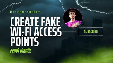 Create Fake Wi-Fi Access Points | Confuse WiFi users around you | 2023 | ferdi Birgül