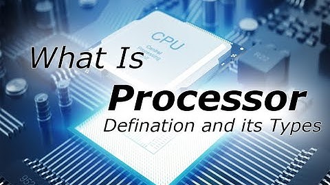 What is Processor ? Explained in Urdu/Hindi --Zohaib Hussain--