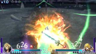 Dissidia Final Fantasy Cloud Vs Zidane Part 2/2