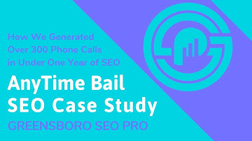 Local SEO Case Study #1 - Anytime Bail Bonds NC (2019)